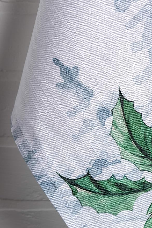 Maison d' Hermine Kitchen Towels Set of 3 100% Cotton 20" x 27.5" Reusable Cloth Tea Dish Towels Absorbent with Hanging Loop for Kitchen Dining Thanksgiving Christmas Decorations (Morzine)