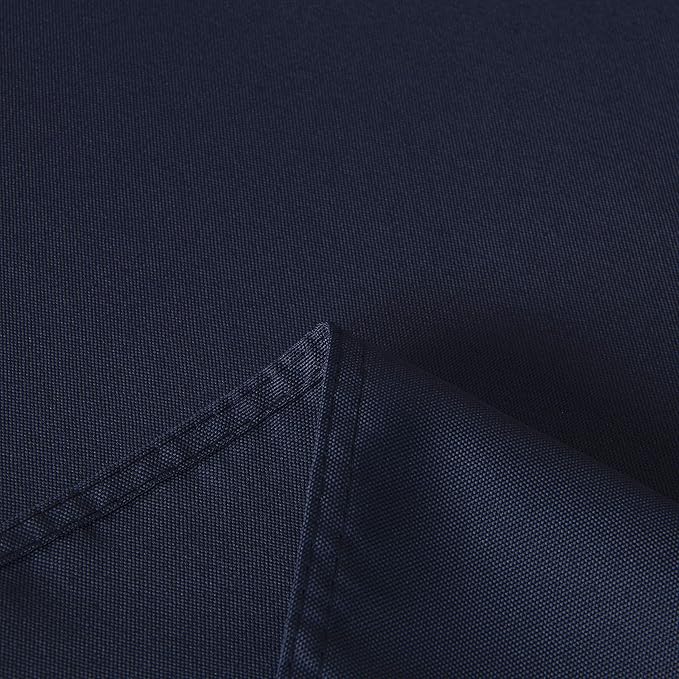 sancua Square Tablecloth - 70 x 70 Inch - Water Resistant Spill Proof Washable Polyester Table Cloth, Decorative Fabric Table Cover for Dining Tables, Buffet Parties and Camping, Navy