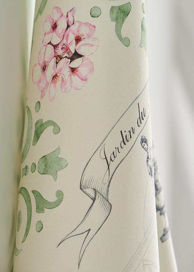 Maison d' Hermine Kitchen Towels Set of 2 100% Cotton 27.50" x 20" Reusable Cloth Tea Dish Towels Absorbent with Hanging Loop for Kitchen, Home, Dining, Cocktail Parties Spring/Summer (Jardin Du Roy)