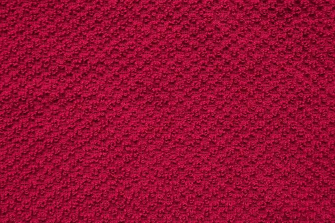 Amour Infini Kitchen Towels Pack of 4 - Absorbent, Quick Drying Premium Cotton Tea Towel - Kitchen Linens 16x28 Inch Dish Towels with Hanging Loop (Red)