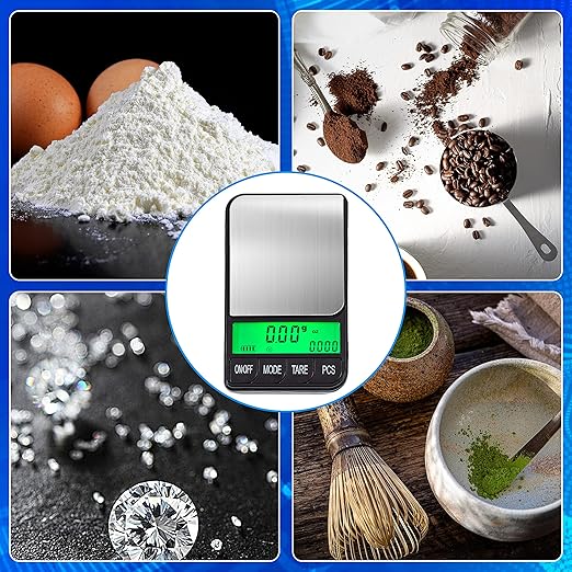 American Weigh Scales Digital Pocket Scale AC SERIES 1200g x 0.01g | High Precision 0.01g Accuracy Mini Gram Scale for Kitchen, Lab, Jewelry, Coin Scale, Small Digital Gram Scale Portable Travel Scale