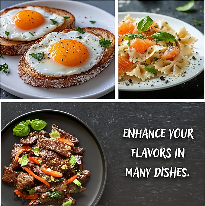 Spice Bounty Pink Himalayan Salt 12.9 oz and Whole Black Pepper 5.8 oz Grinder Set – Coarse Salt and Peppercorns with Adjustable Grinders – Gourmet Seasoning Duo for Cooking & Table Use