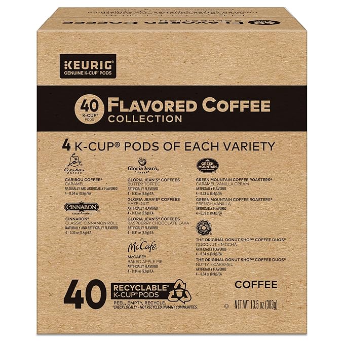 Keurig® Flavored Coffee Variety Pack, Keurig Single Serve K-Cup Pods, 40ct
