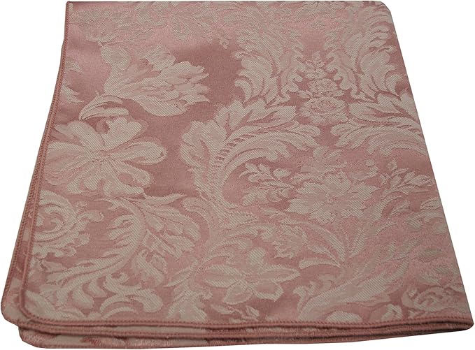 Ultimate Textile Miranda Damask English Rose Cloth Napkins - 17" x 17" (Set of 120) Square Washable Cotton Polyester for Wedding, Party & Dining Events
