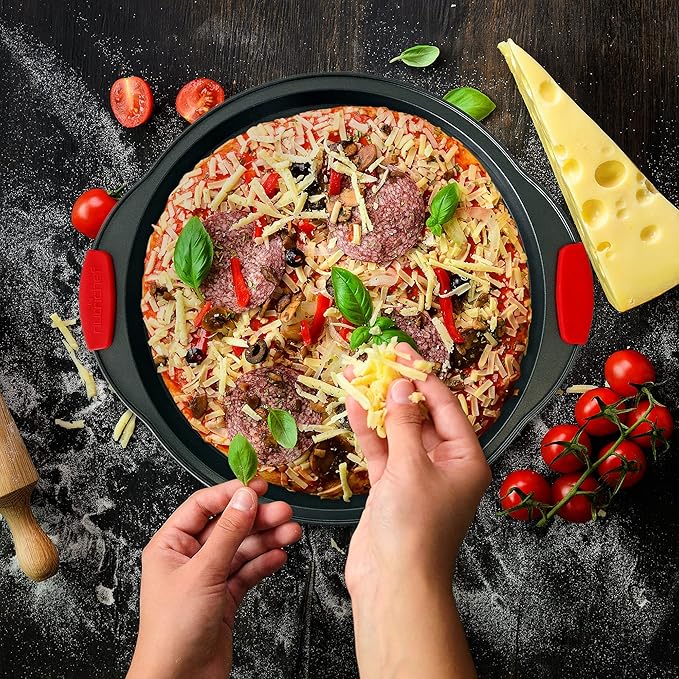 NutriChef Baking Set - 8 Piece Bakeware with Nonstick Carbon Steel for Easy Release and Cleanup, Durable and Versatile Design, Includes Cookie Sheet, Loaf Pan, Muffin Tin & More