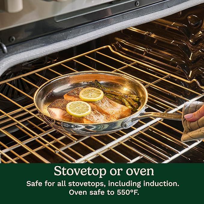 Cuisinart 77-11G Stainless Steel 11-Piece Set Chef's-Classic-Stainless-Cookware-Collection