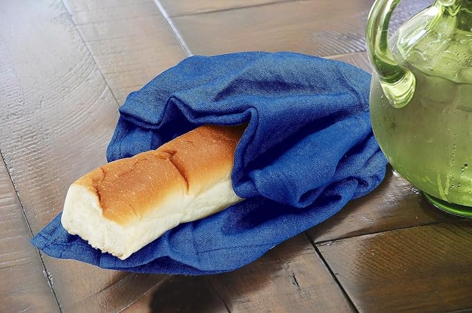 RUVANTI Flour Sack Towels 36 Pack 28x28 Inch, 100% Cotton Tea Towel, Reusable, Machine Washable, Absorbent BarTowels - Dish Cloth Perfect for Drying Dishes & Cleaning - Navy