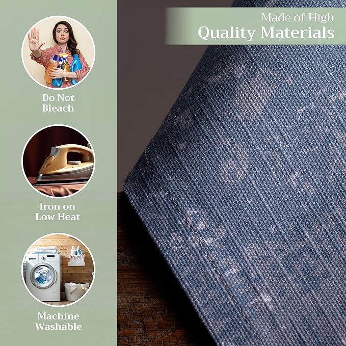 Maison d' Hermine Kitchen Towels Set of 3 100% Cotton 20" x 27.5" Reusable Cloth Tea Dish Towels Absorbent with Hanging Loop for Kitchen Dining Thanksgiving Christmas Decorations (Imperfection)