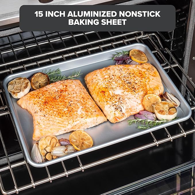 Viking Nonstick Aluminized Steel Baking Sheet, Aluminum