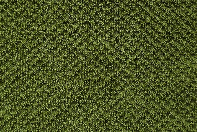 AMOUR INFINI Kitchen Towels Pack of 4 - Absorbent, Quick Drying Premium Cotton Tea Towel - Kitchen Linens 16x28 Inch Dish Towels with Hanging Loop (Green)