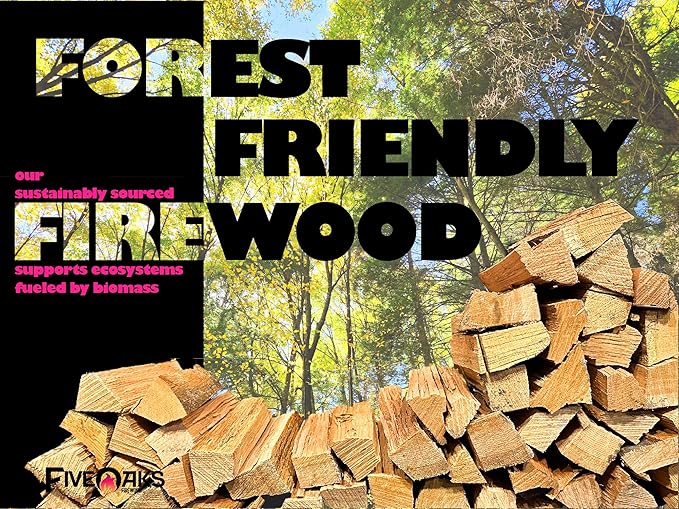 Pizza Oven Wood Kiln Dried Mini Split Hickory 8" inch Long for Cooking,Pizza Wood for Grilling or Smoking 1,248 cu. in. of Hickory