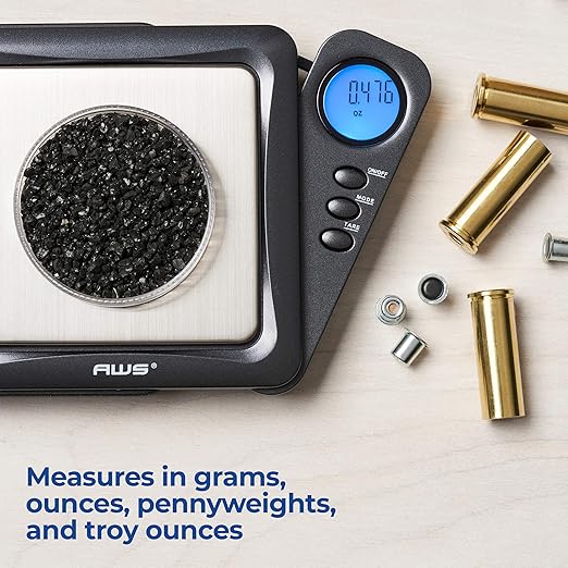 American Weigh Scales Blade Series Digital Precision Pocket Weight Scale, Gray, 650 X 0.1G (BL-650-GRY)