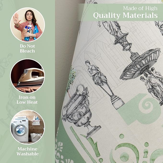 Maison d' Hermine Kitchen Towels Set of 2 100% Cotton 27.50" x 20" Reusable Cloth Tea Dish Towels Absorbent with Hanging Loop for Kitchen, Home, Dining, Cocktail Parties Spring/Summer (Jardin Du Roy)