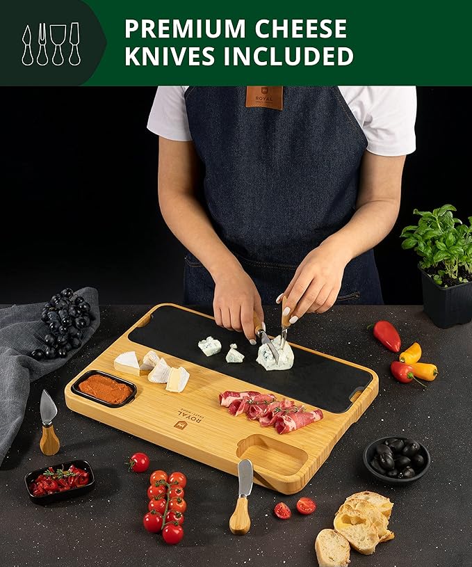 CHEESE BOARD WITH SLATE PLATE