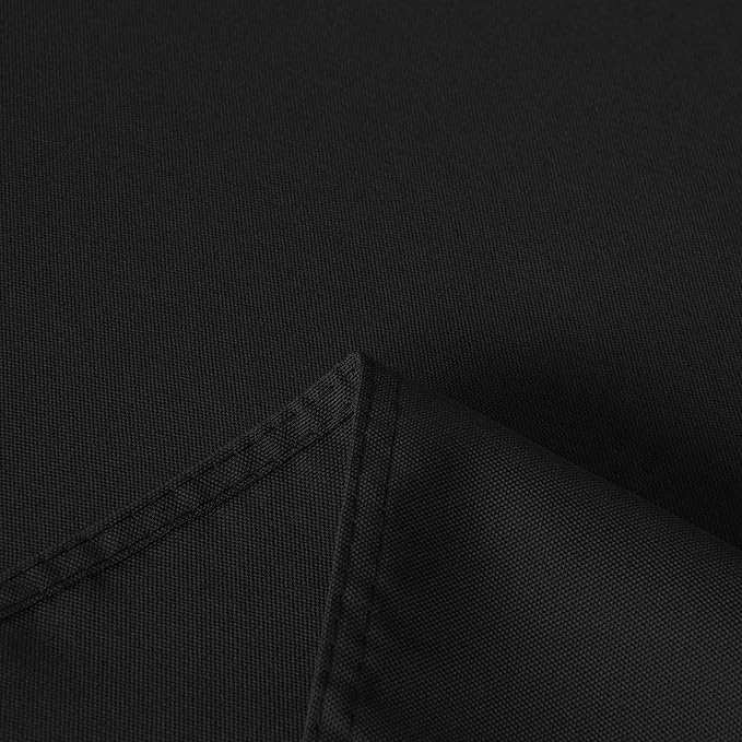 sancua Rectangle Tablecloth - 54 x 78 Inch - Stain and Wrinkle Resistant Washable Polyester Table Cloth, Decorative Fabric Table Cover for Dining Tables, Buffet Parties and Camping, Black