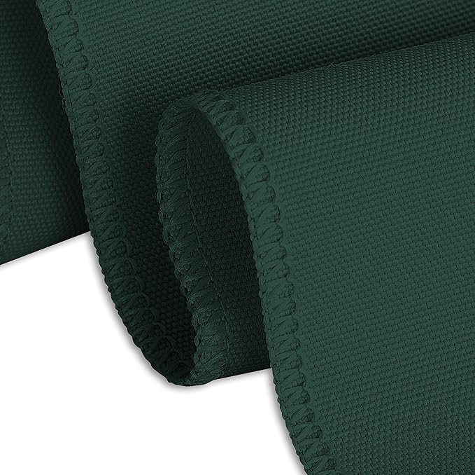 LinenTablecloth 90 x 132-Inch Rectangular Polyester Tablecloth Hunter Green