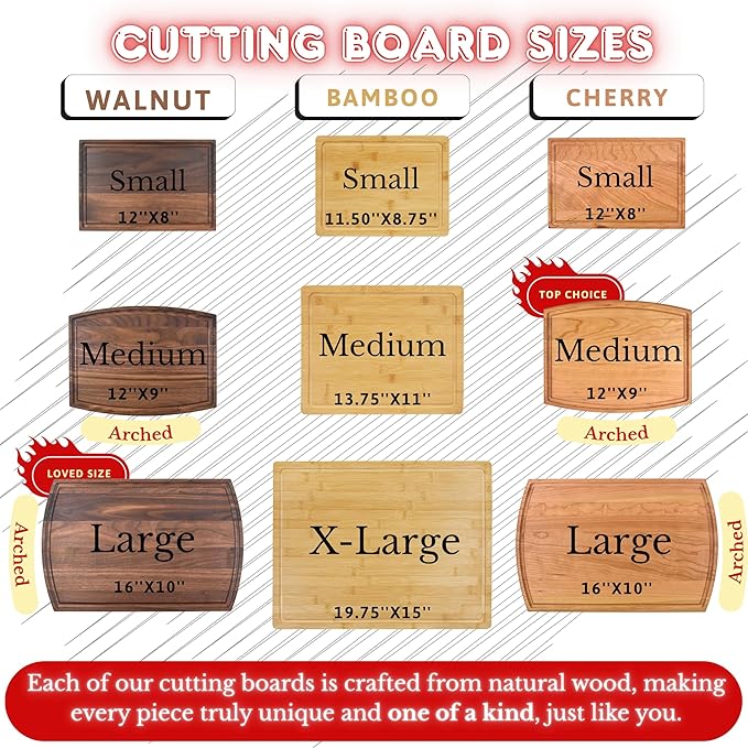 Personalized Engraved Cutting Board, Customized Wood Charcuterie Board, Customized Housewarming and Anniversary Present for Couples, Best Custom Wedding Gift, Bridal Shower and Engagement Present Idea