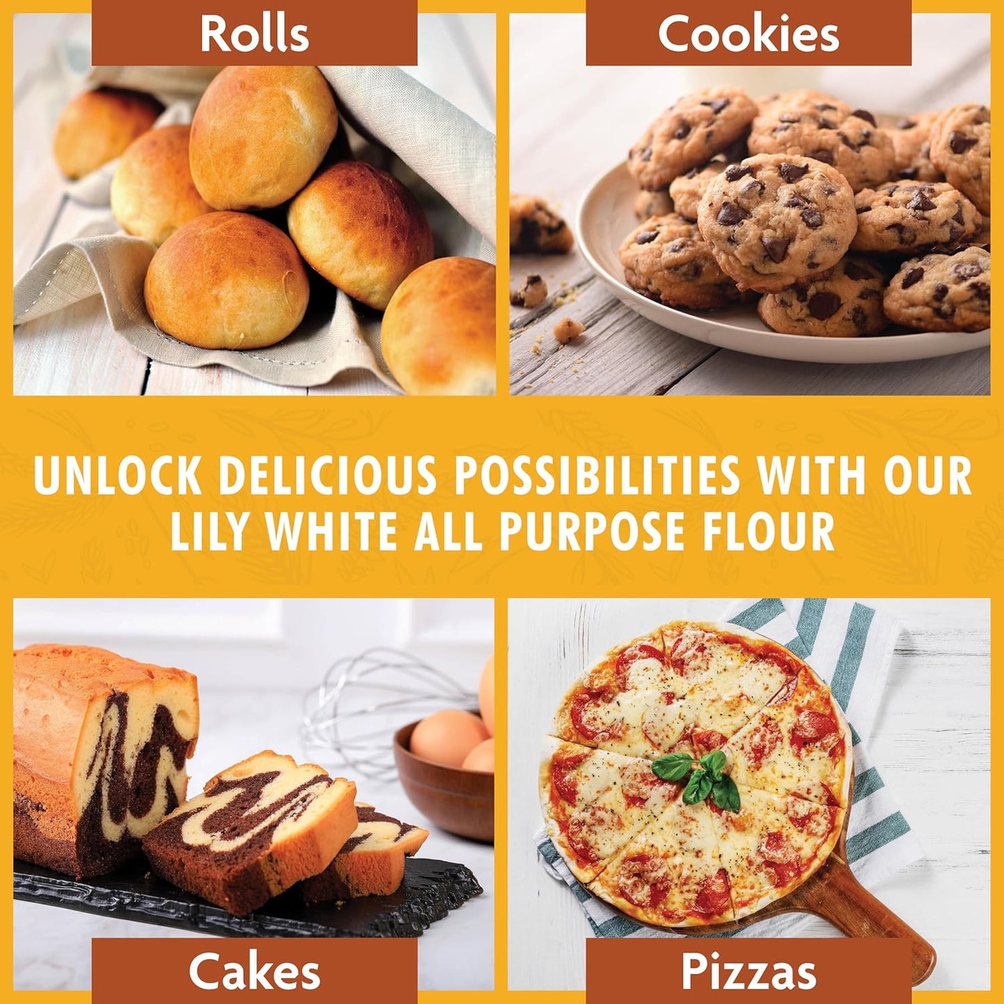 Great River Organic Milling Lily White Organic All-Purpose Flour | Unbleached & Unbromated | Non-GMO, Kosher | Ideal for Bread, Cookies, Cakes, Pizza Dough & Everyday Baking | 2 Lb (Pack of 4)