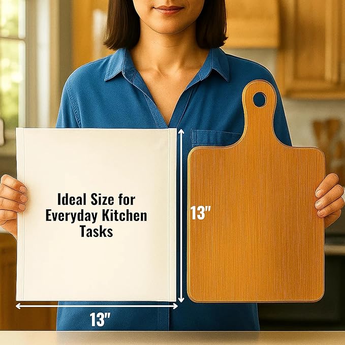 Dish Cloths Cotton| Kitchen Wash Cloth | Shop Towels Absorbent and Lint Free Flour Sack| Dishcloths for Kitchen Washing Dishes| Thick Absorbent Quick Dry Dish Rags | 50 Pack 13"x13" Natural