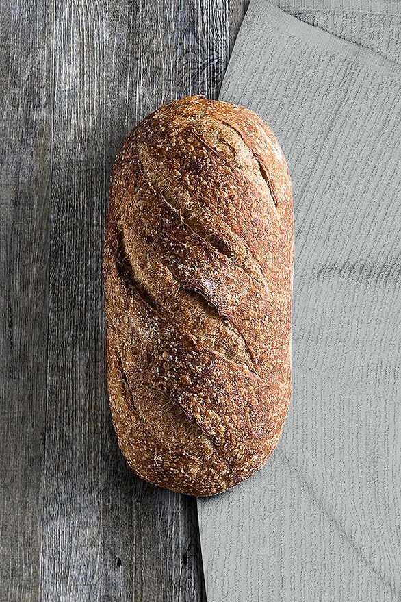 Softolle Bar Mop Towels, Pack of 12-16x19 Inches - 100% Cotton Super Absorbent Towels, Multi-Purpose for Home and Bar Cleaning (Silver Grey)