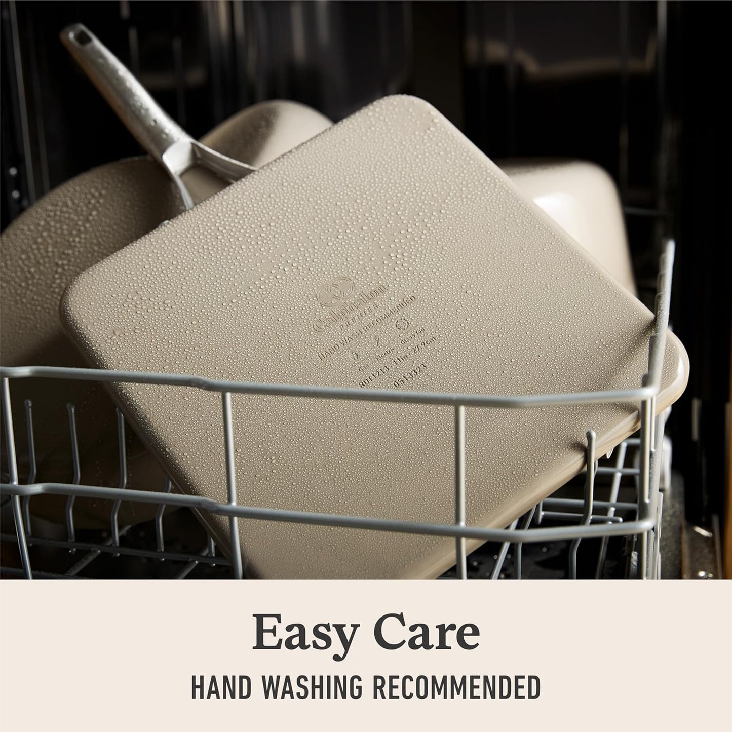 Calphalon® Premier Ceramic Nonstick 11" Square Griddle, Mushroom Grey