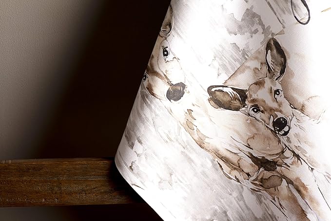 Maison d' Hermine Kitchen Towels Set of 3 100% Cotton 20" x 27.5" Reusable Cloth Tea Dish Towels Absorbent with Hanging Loop for Kitchen Dining Thanksgiving Christmas Decorations (Mountain Life)