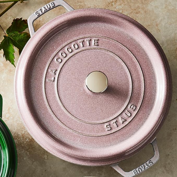 Staub Cast Iron 4-qt Round Dutch Oven - Lilac