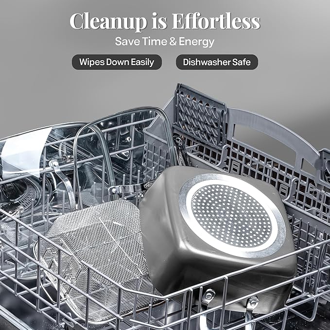 Gotham Steel True 20 Pc Ceramic Cookware Set Nonstick, Ceramic Pots and Pans Set Non Stick with Deep Square Pan Set & Bakeware Set, Non Toxic PFOA PFOS Free, Oven & Dishwasher Safe, No Cheater Pieces