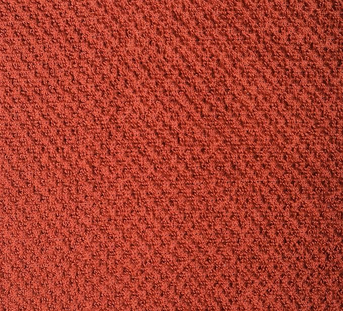 AMOUR INFINI Cotton Kitchen Dish Cloths Set of 8 – Highly Absorbent, Super Soft Premium Terry Cleaning Cloth (12"x12" Inch) Premium Dishcloths for Washing Dishes (Rust)