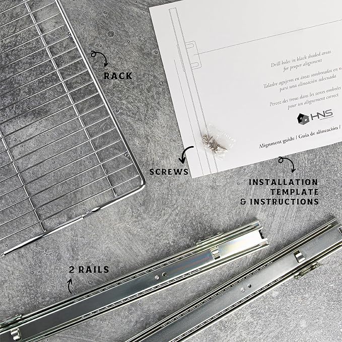 HOLDN’ STORAGE Pull Out Cabinet Organizer, Heavy Duty Caddy w/Lifetime Limited Warranty -20”W x 21”D - Requires At Least 21-1/4” Cabinet Opening, Steel Metal Cabinet Drawers Slide Out, Chrome