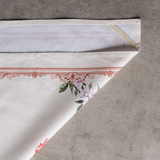 100% Cotton Kitchen Towel Campagne Maison d' Hermine Set of 2 Super Soft Highly Absorbent Hotel Quality Quick Drying Cleaning Dishcloth Tea Bar Towels Spring/Summer (Coq, 20"x27.50")