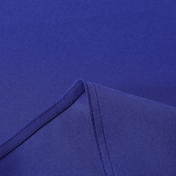 sancua Square Tablecloth - 54 x 54 Inch - Stain and Wrinkle Resistant Washable Polyester Table Cloth, Decorative Fabric Table Cover for Dining Tables, Buffet Parties and Camping, Blue