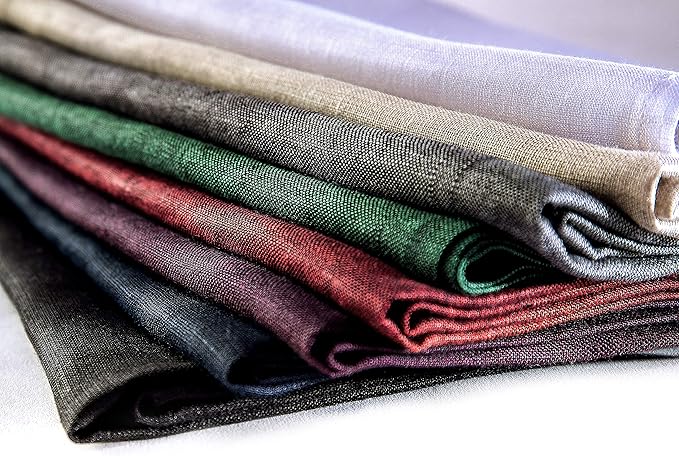 Solino Home White Linen Napkins Set of 4-100% Pure Linen Cloth Washable Dinner Napkins 20 x 20 Inch for Fall, Autumn, Winter, Thanksgiving, Christmas, Holiday - Fete