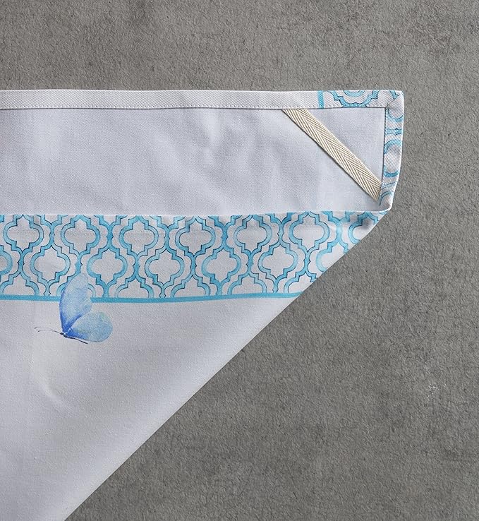 Maison d' Hermine Kitchen Towels Set of 2 100% Cotton 27.50" x 20" Reusable Cloth Tea Dish Towels Absorbent with Hanging Loop for Kitchen, Dining, Cocktail Parties Spring/Summer (Flower in The Field)