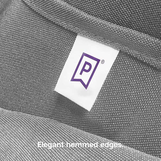 Gee Di Moda Rectangle Tablecloth - 60 x 84 Inch Charcoal - Heavy Duty Washable Polyester - For 5 Ft Rectangular Table, Buffet, Dinner, Wedding & Baby Shower