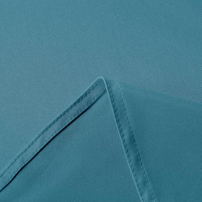 sancua Square Tablecloth - 60 x 60 Inch - Stain and Wrinkle Resistant Washable Polyester Table Cloth, Decorative Fabric Table Cover for Dining Tables, Buffet Parties and Camping, Teal