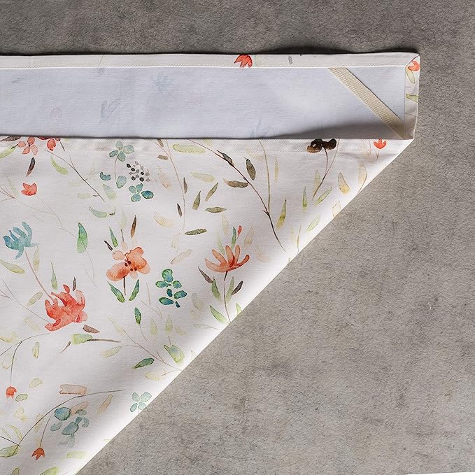 Maison d' Hermine Kitchen Towels Set of 2 100% Cotton 27.50" x 20" Reusable Cloth Tea Dish Towels Absorbent with Hanging Loop for Kitchen, Home, Dining, Cocktail Parties Spring/Summer (Colmar)